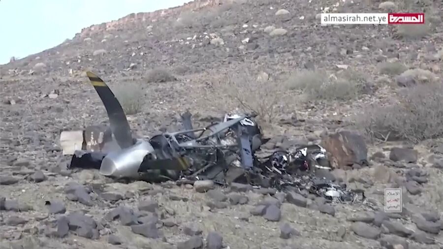 Click to enlarge houthi down drone