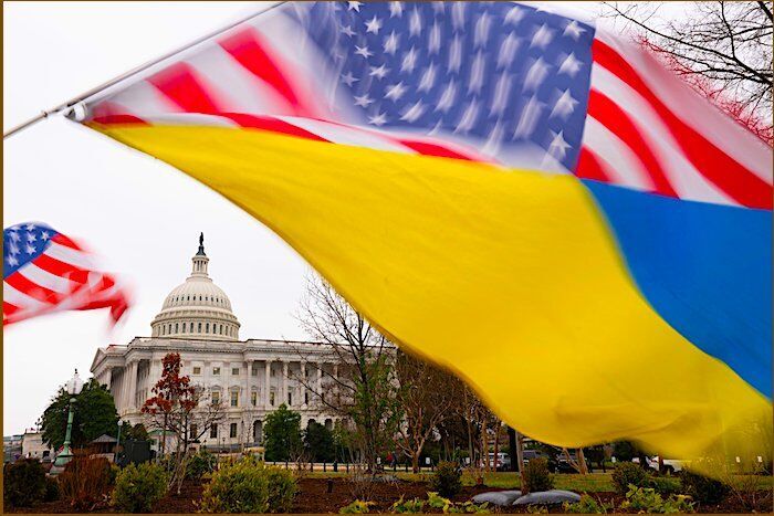Click to enlarge Ukraine flag