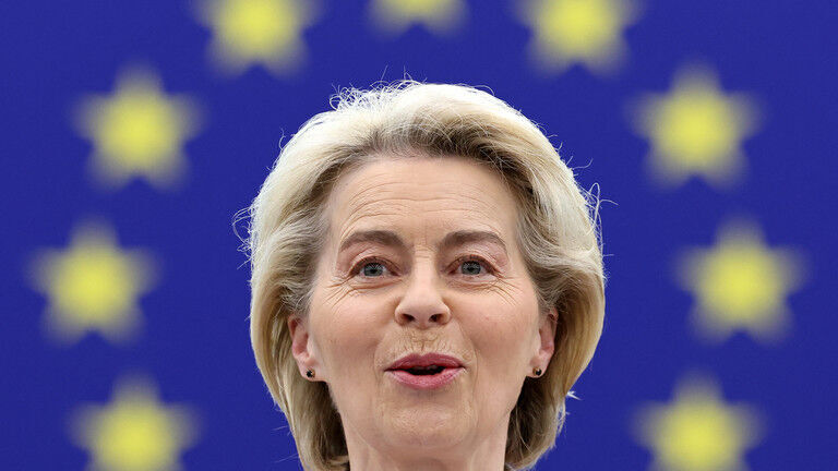 Click to enlarge European Commission President Ursula von der Leyen