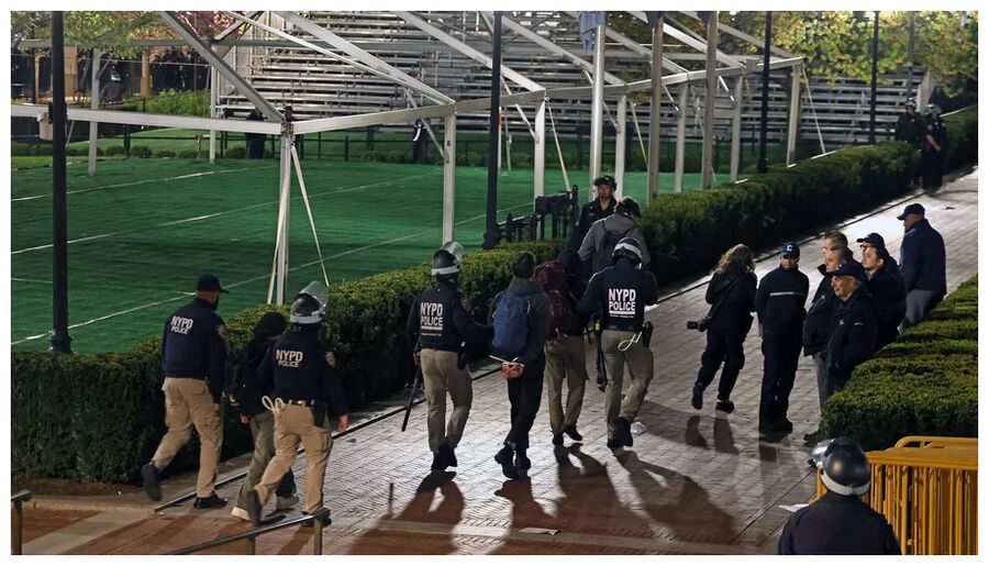 Click to enlarge Arrested Students in the US
