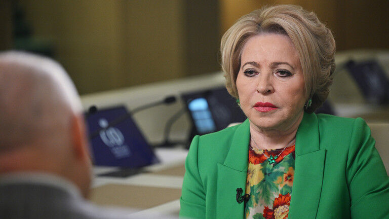 Russian Federation Council Chairwoman Valentina Matviyenko.