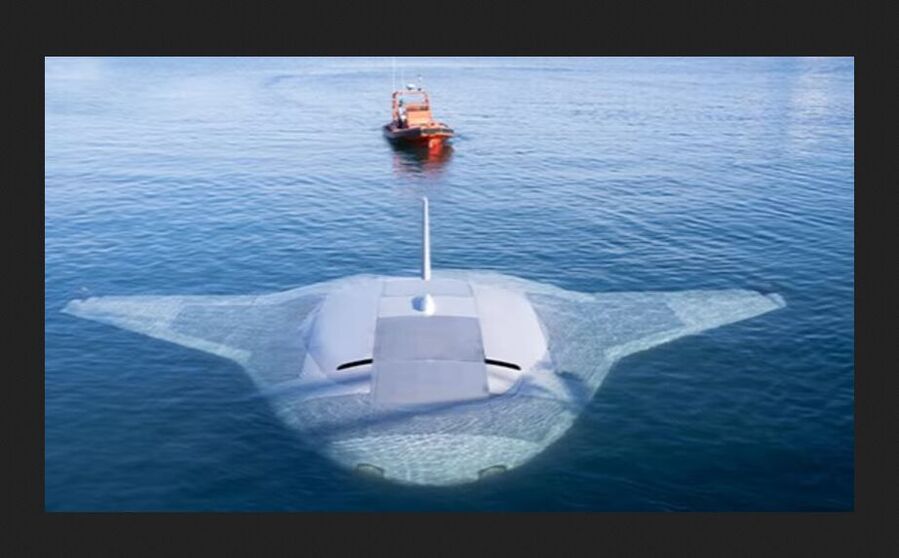 Click to enlarge Manta Ray drone DARPA