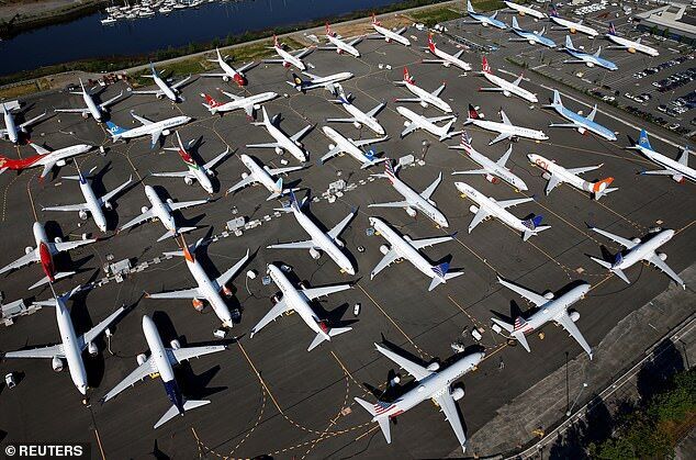 Click to enlarge Boeing 737 max jets grounded