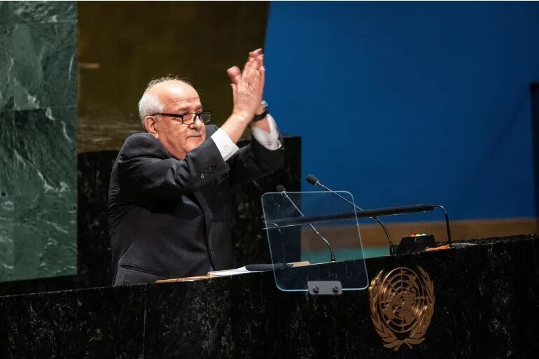 palestine united nations Riyad Mansour