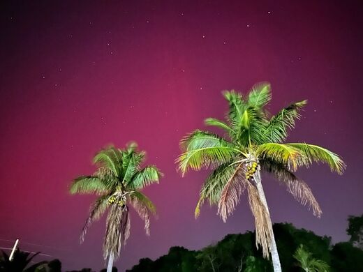 Click to enlarge northern lights aurora florida