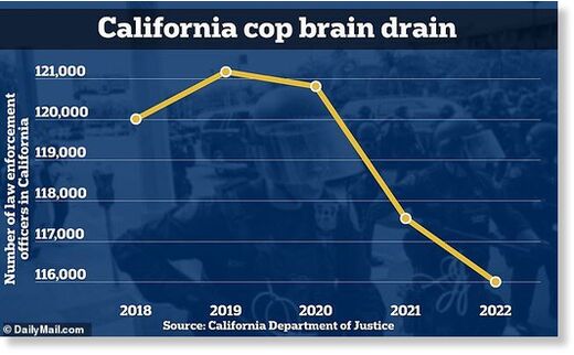 California cop brain drain