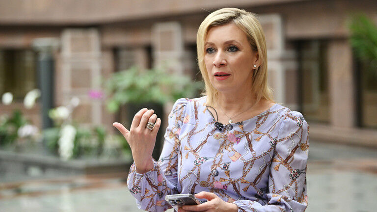 Click to enlarge Russian Foreign Ministry spokeswoman Maria Zakharova.