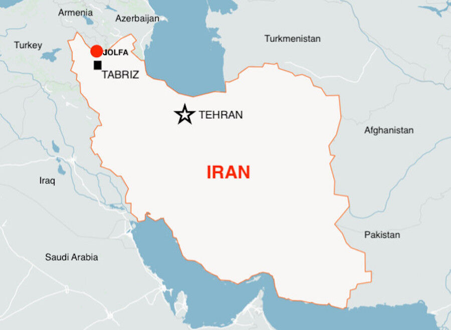 Click to enlarge Iranmap