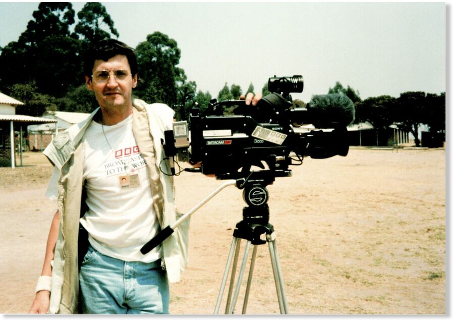 Click to enlarge BBC journalist Tim Leach