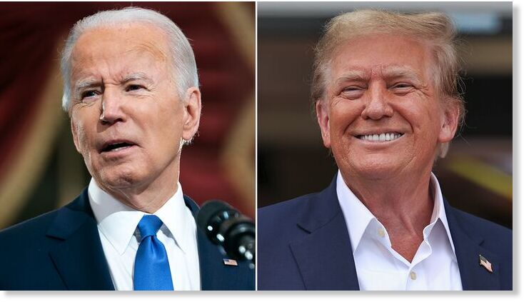 Click to enlarge trump biden