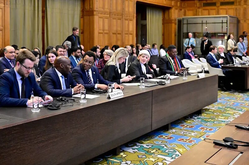 Click to enlarge south africa legal team icj israel genocide