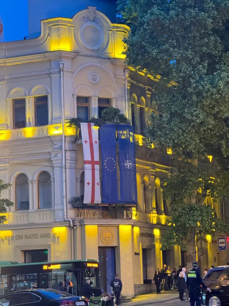 Click to enlarge Tbilisi offices of the Information Center on NATO and EU,