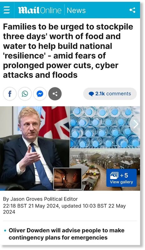 urged to stockpile