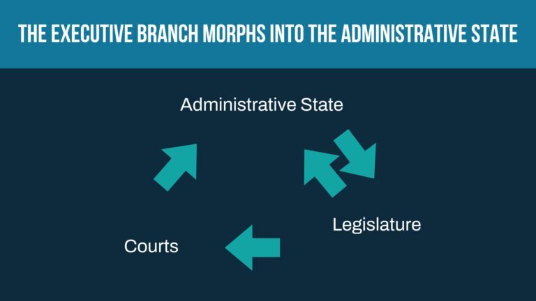 The Executive Branch Morphs Into the Administration State