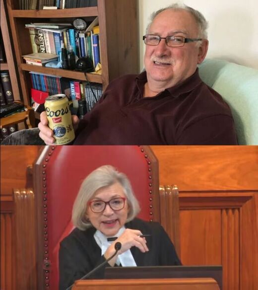 Gerald Comeau and former Chief Justice Beverley McLachlin