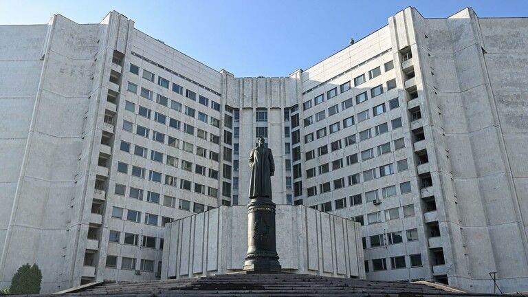 FILE PHOTO. Headquarters of the Russian Foreign Intelligence Service.