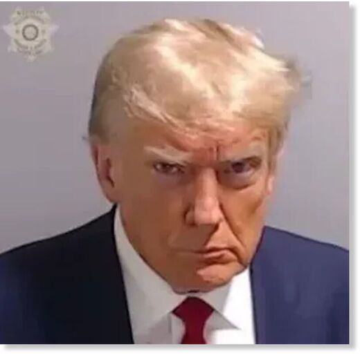 Click to enlarge Trump mugshot