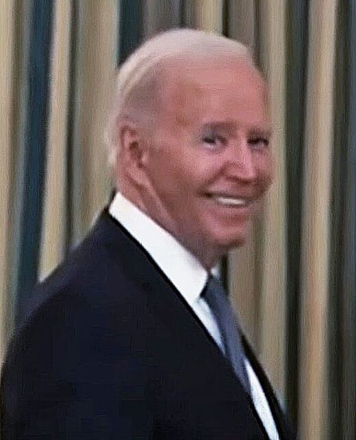 Click to enlarge biden smirk trump conviction