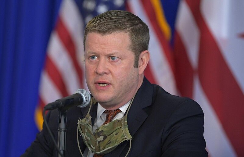 Click to enlarge Army Secretary Ryan McCarthy