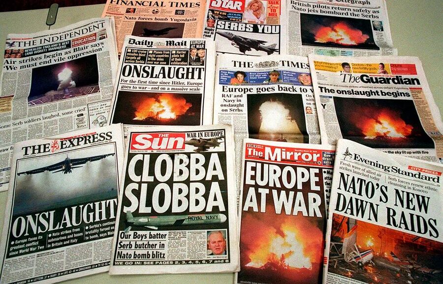 Media propaganda against Serbia