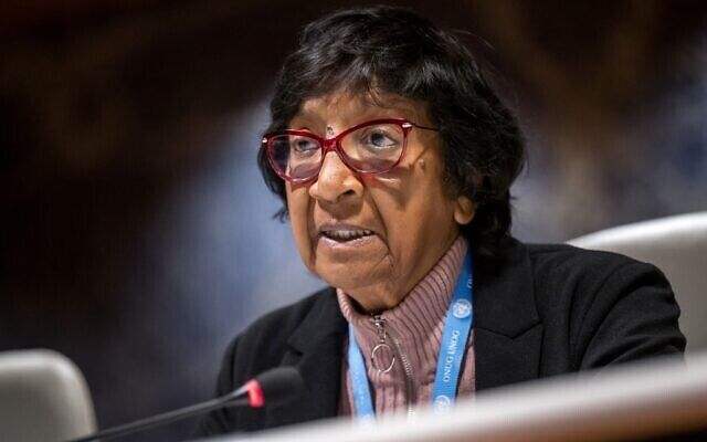 Click to enlarge Navi Pillay judge ICC israel war crimes