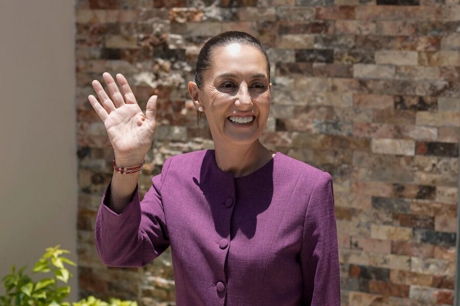 Click to enlarge Mexico's future President Claudia Sheinbaum