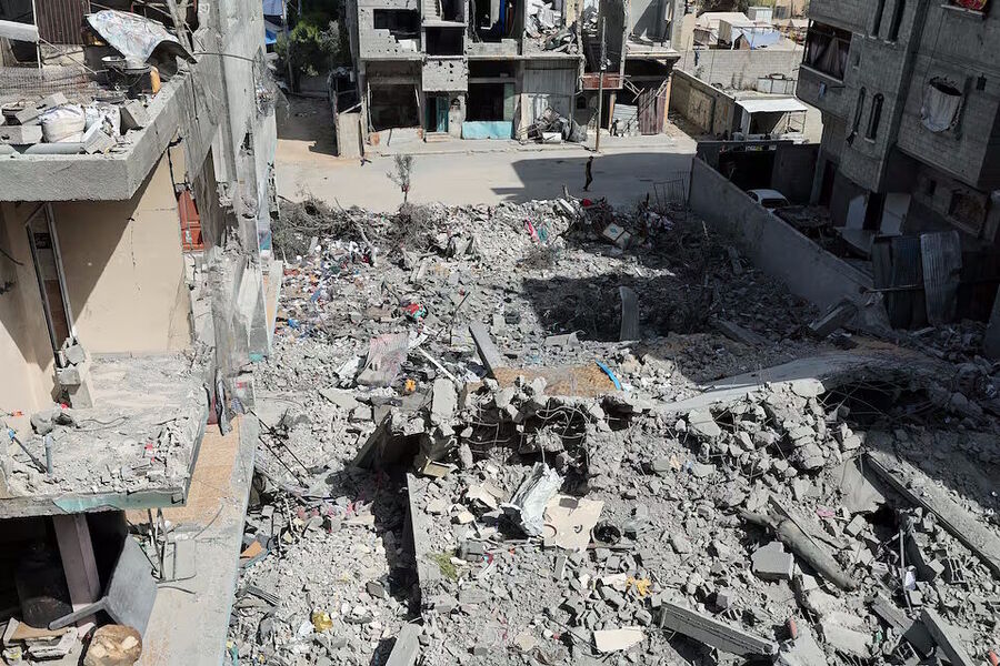 Click to enlarge Nuseirat refugee camp idf bombing