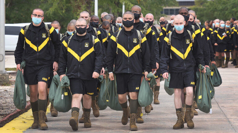 Click to enlarge US Army recruits, army, recruits, soldiers, US soldiers