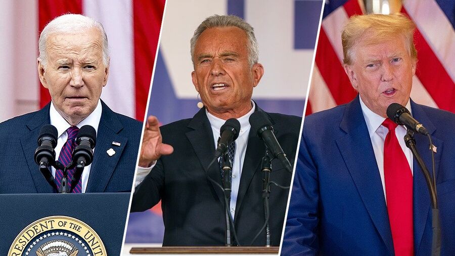 Click to enlarge biden trump kenney presidential debate 2024