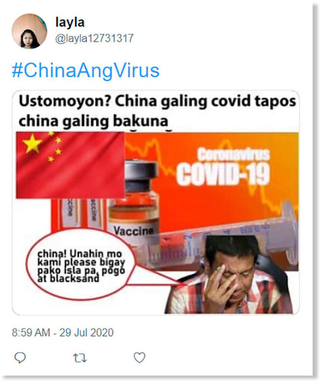 Click to enlarge social media post