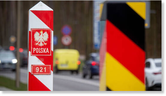 Click to enlarge poland germany flags