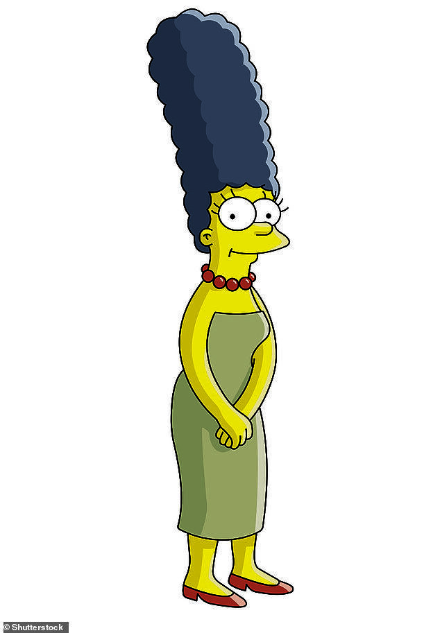 Click to enlarge Marge simpson cartoon character