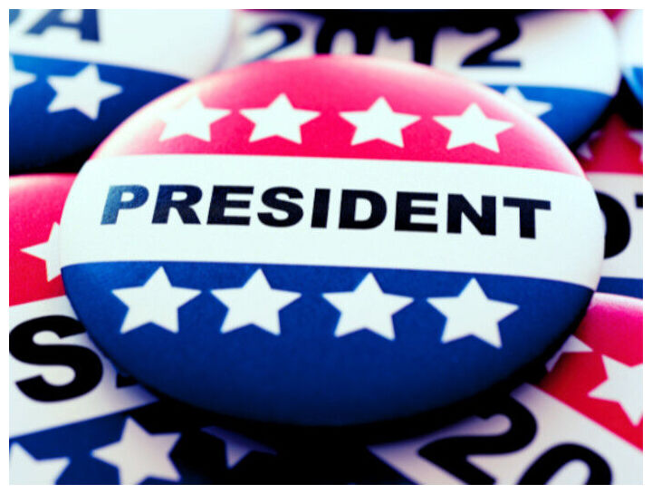 US Election Button