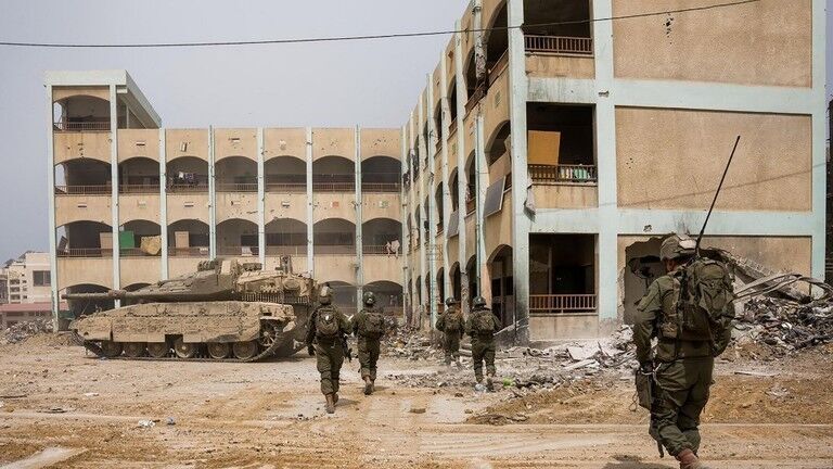 Israeli troops operate in Gaza, April 1, 2024