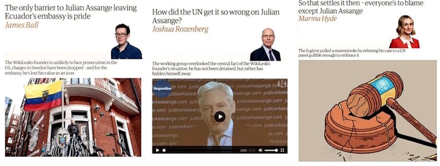 guardian assange headlines smear character assassination