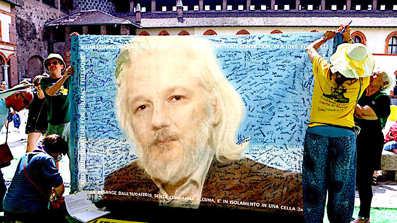 Click to enlarge pic assange