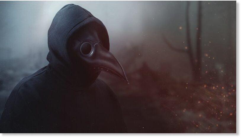 Click to enlarge plague mask