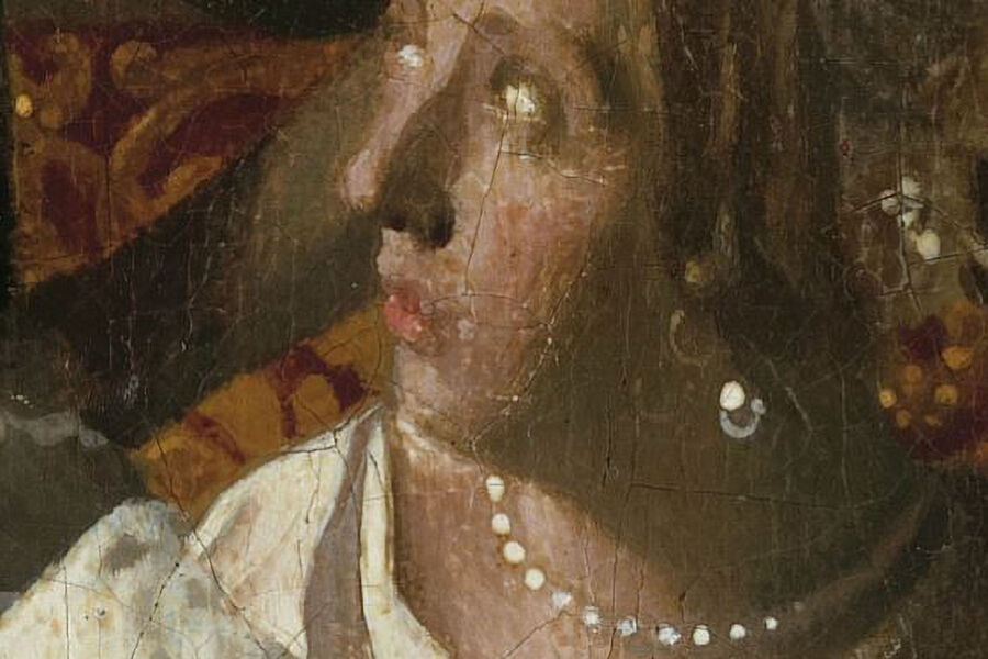 vermeer detail love letter