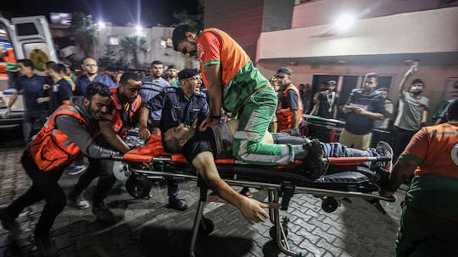 Click to enlarge gaza hospitals destroyed israel