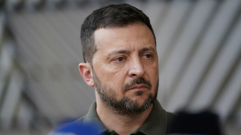 Vladimir Zelensky in Brussels, Belgium, June 27, 2024