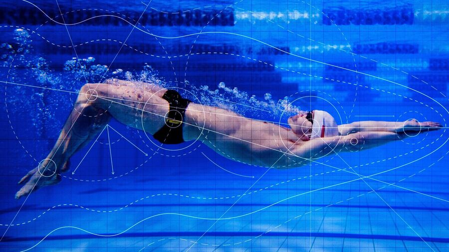 math analyze swim patterns competition
