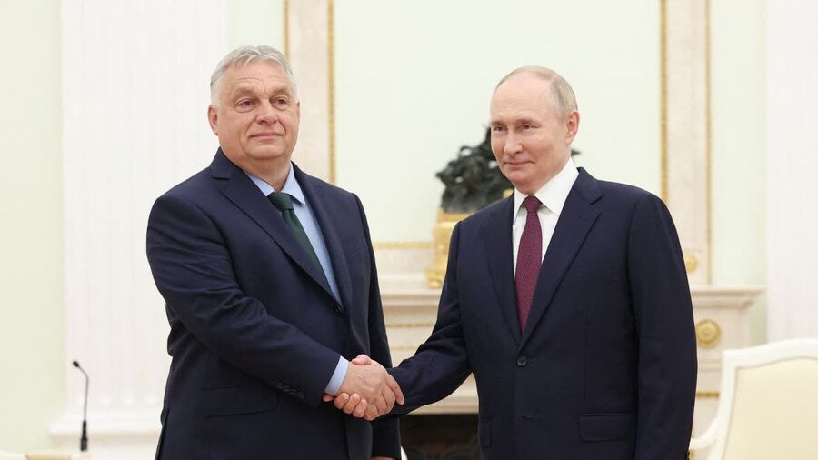 Click to enlarge orban putin meeting july 2024