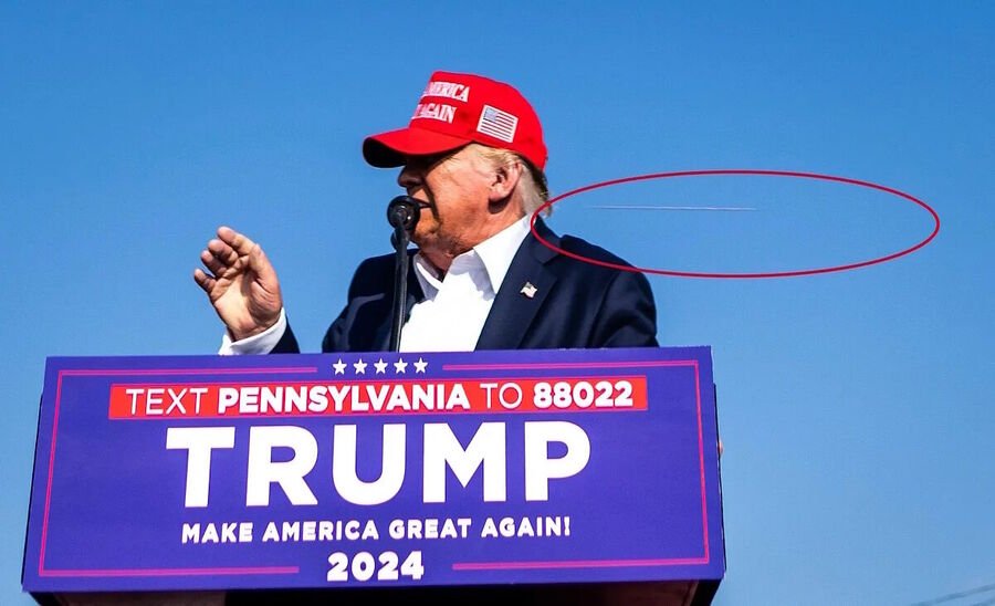 Click to enlarge trump shooting bullet assassination