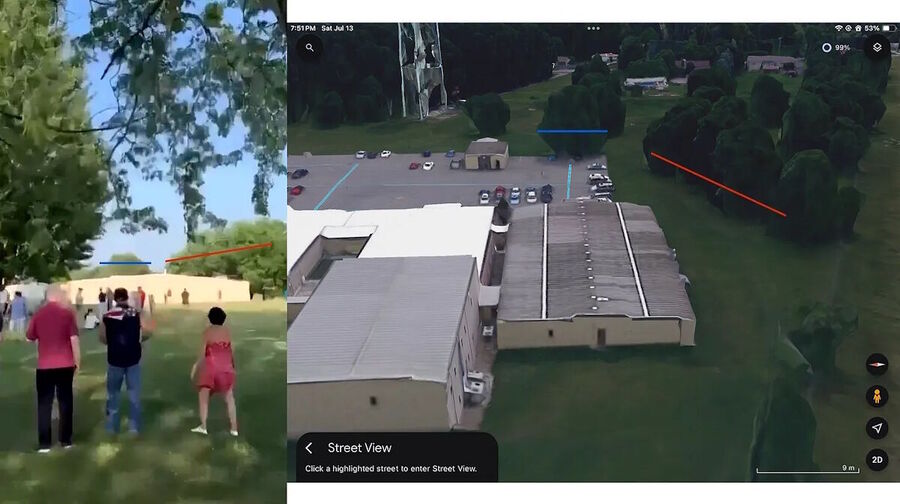 Click to enlarge trump roof shooting assassination