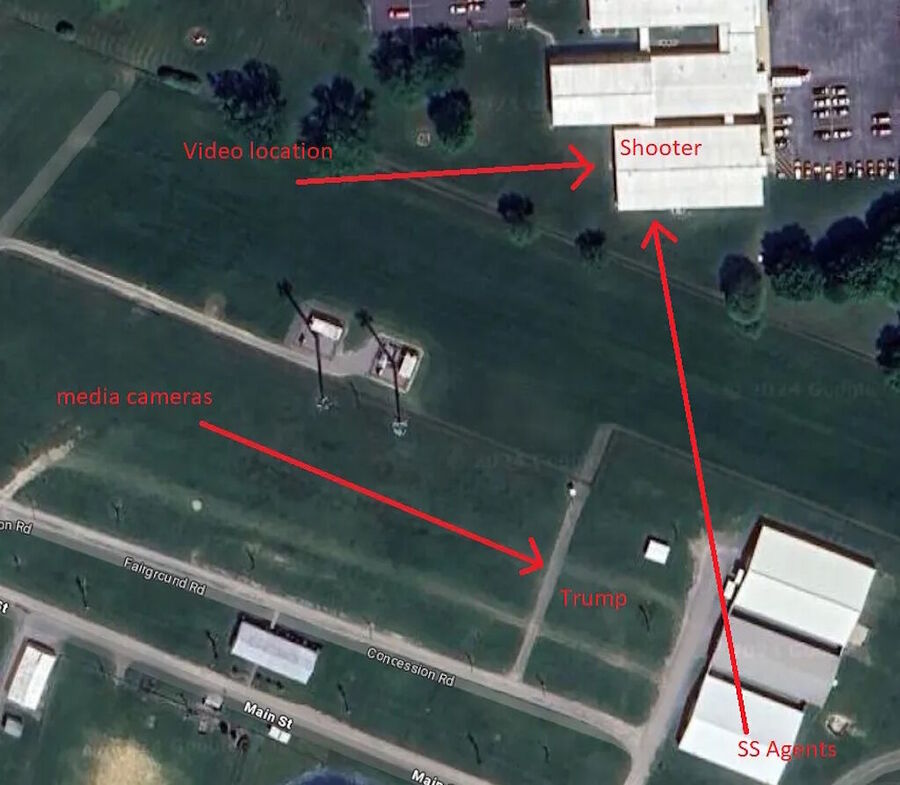 Click to enlarge trump roof shooting assassination