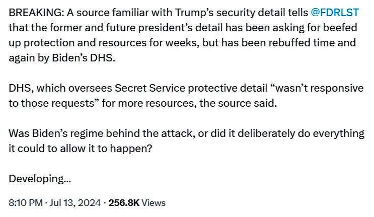 Click to enlarge trump secret service not enough dhs denies