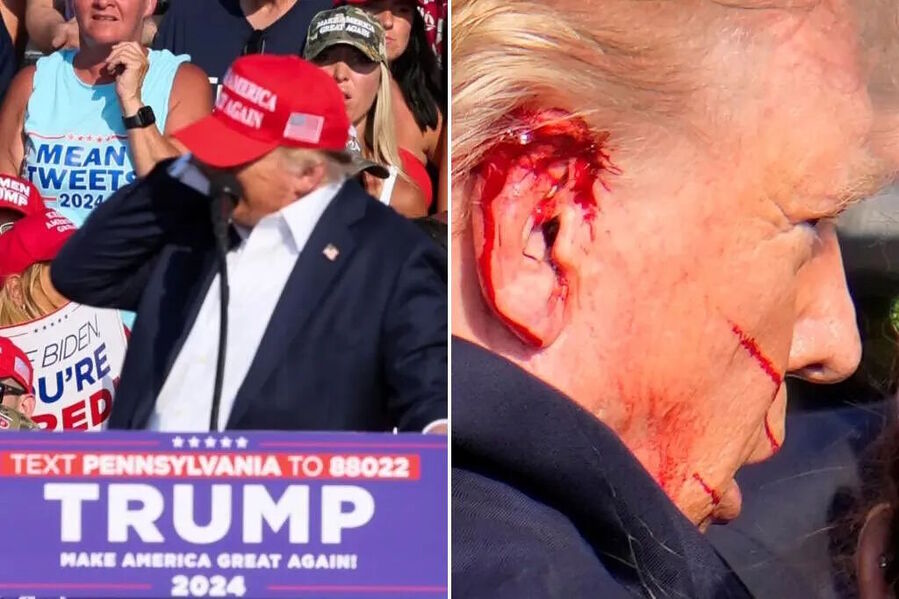 Click to enlarge trump wounded assassination attempt