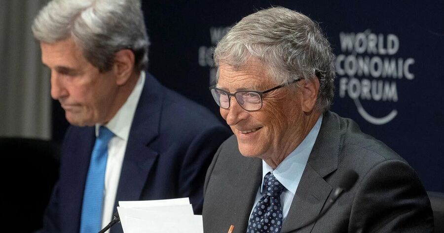 bill gates john kerry wef