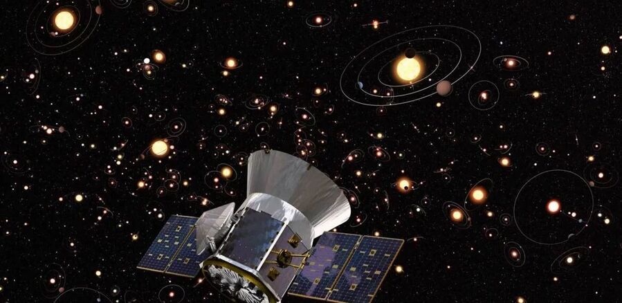Click to enlarge TESS satellite exoplanet survey