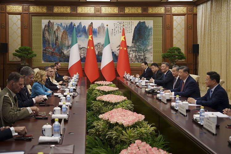 italy china meloni xi